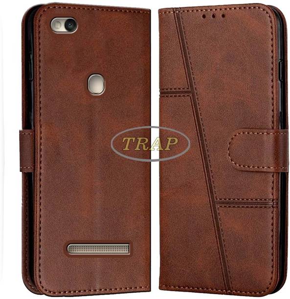 Trap Premium Flip Cover Flip Cover for Mi Redmi 4A