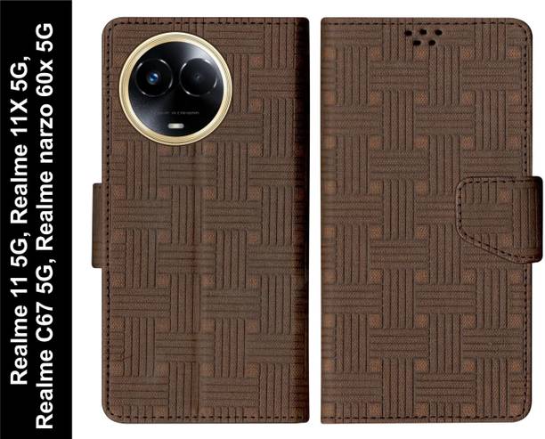 SBMS Flip Cover for Realme 11X 5G / Realme 11 5G / Realme Narzo 60X 5G / Realme C67 5G