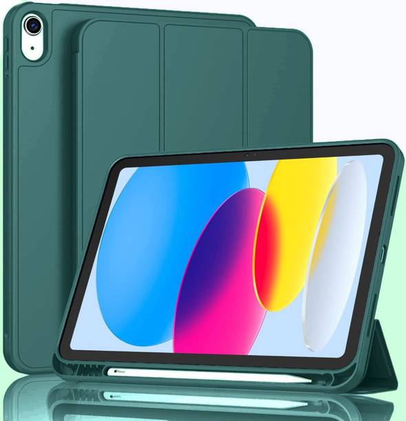 Proelite Flip Cover for iPad (A16) 11th/10th Gen (2025/2022) [Auto Sleep/Wake Cover] [Soft Flexible Case]