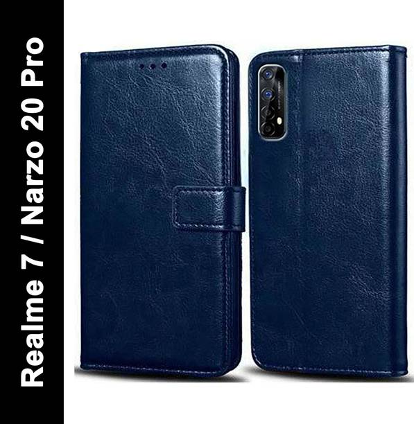 Wynhard Flip Cover for Realme 7, Realme Narzo 20 Pro