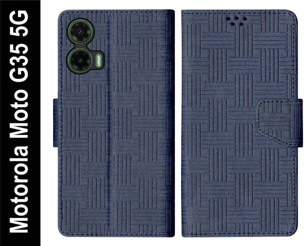 SBMS Flip Cover for Motorola Moto G35 5G Back Cover Case with Magnatic Closure