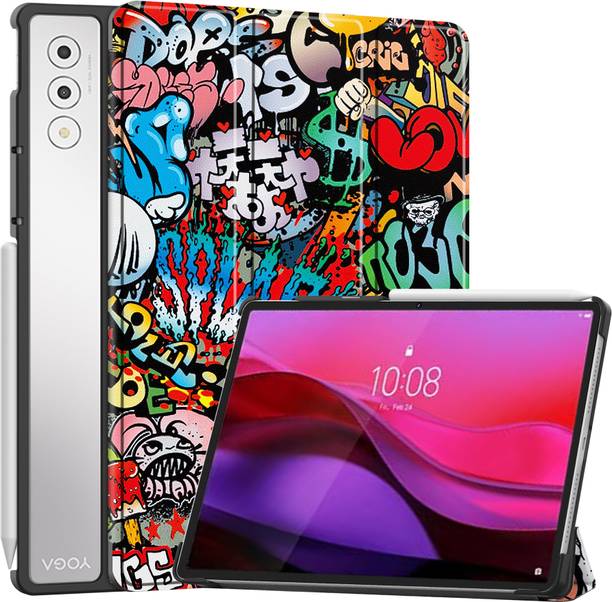 Proelite Flip Cover for Lenovo Yoga Tab Plus 12.7 inch 2025 Case, Sleek Smart Flip Cover [Support Auto Sleep Wake]