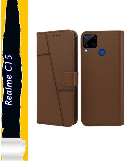 TENFLY Flip Cover for Realme C15