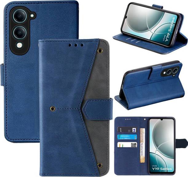 Aaghosh Flip Cover for Vivo Y19e, Vivo Y19 5G, Vivo T4 Lite 5G