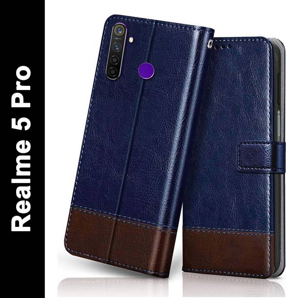 Winkel Flip Cover for Realme 5 Pro