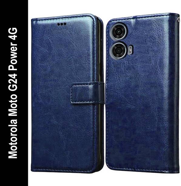 Casotec Flip Cover for Motorola Moto G24 Power 4G