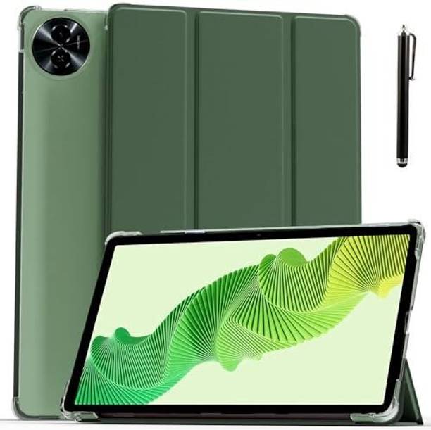Proelite Flip Cover for Realme Pad 2 11.5 inch Cover, Smart Flip Case Cover Translucent Back with Stylus Pen