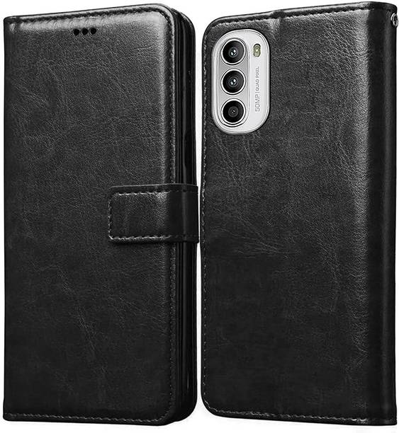 Casotec Flip Cover for Motorola Moto G52 4G, Motorola Moto G82 5G