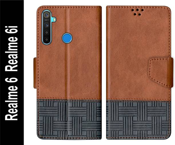 PUFFCASE Flip Cover for Realme 6 / Realme 6i