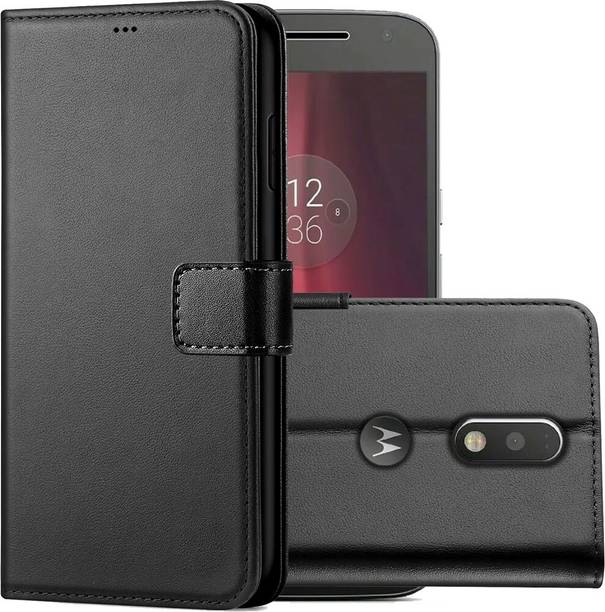 Juberous Flip Cover for Motorola Moto G (4th Generation) Plus