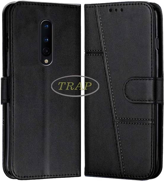 Trap Premium Flip Cover Flip Cover for Oneplus 8