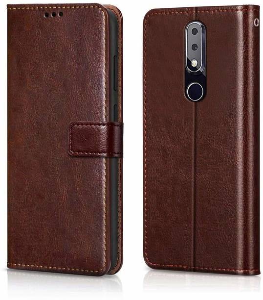WOW Imagine Flip Cover for Nokia 6.1 Plus Card Pockets Wallet & Stand