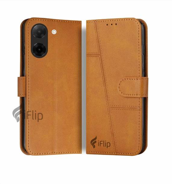 iFlip Flip Cover for POCO C71, Card Pockets Wallet & Stand, Wallet Style Flip Back Case Cover