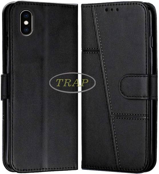 Trap Premium Flip Cover Flip Cover for Apple iPhone XS, Apple iPhone X