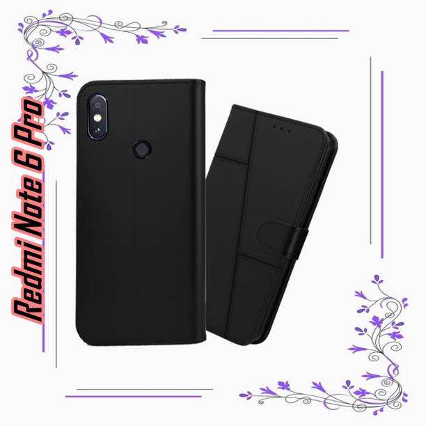 PRAJCASE Flip Cover for Mi Redmi Note 6 Pro