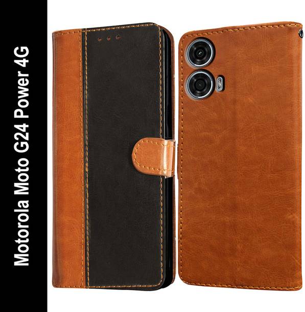Casotec Flip Cover for Motorola Moto G24 Power 4G