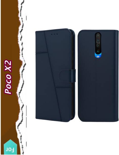 HLOFLY Flip Cover for Poco X2
