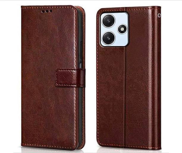 STARFLIP Flip Cover for Case Cover for Mi Redmi 12 5G | Redmi 12 4G | Poco M6 Pro 5G