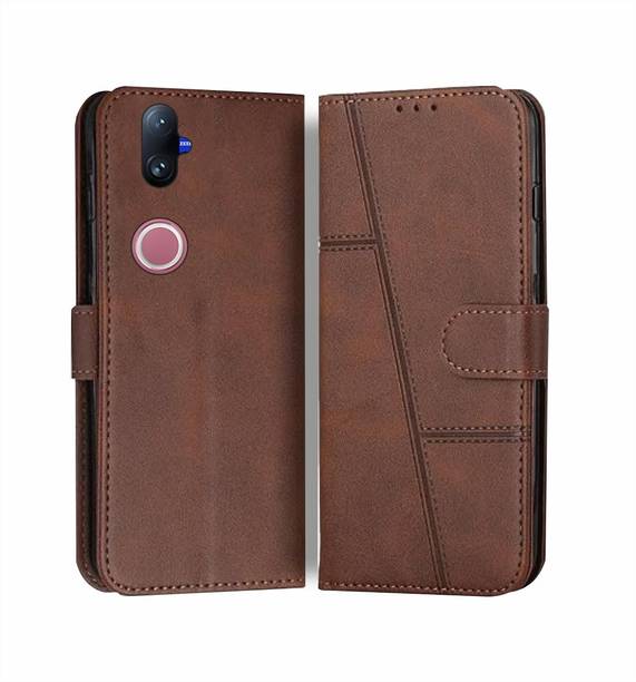 iFlip Flip Cover for VIVO T4R 5G, Card Pockets Wallet & Stand