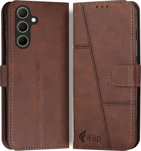 iFlip Flip Cover for Samsung Galaxy M16 5G, Card Pockets Wallet & Stand, Wallet Style Flip Back Case Cover