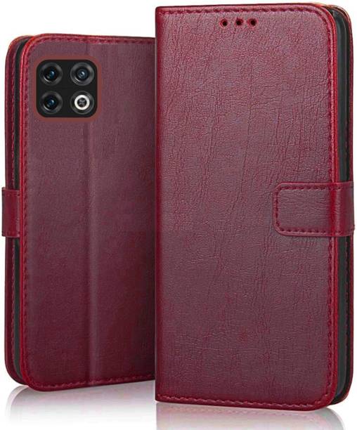 Luxury Counter Flip Cover for OnePlus 10T 5G | Top Notch Business Class Wallet Back Cover Case