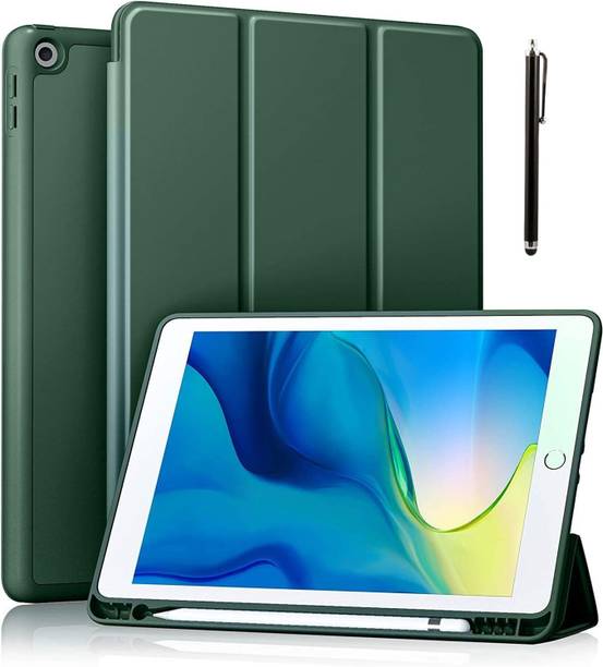 Proelite Flip Cover for iPad 10.2 inch 2021 9th/8th/7th Gen [Pencil Holder] Recoil Series