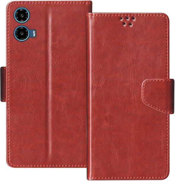 SBMS Flip Cover for Motorola Moto G45 5G / Moto G34 5G Back Cover Case with Magnatic Closure | Inbuilt Stand