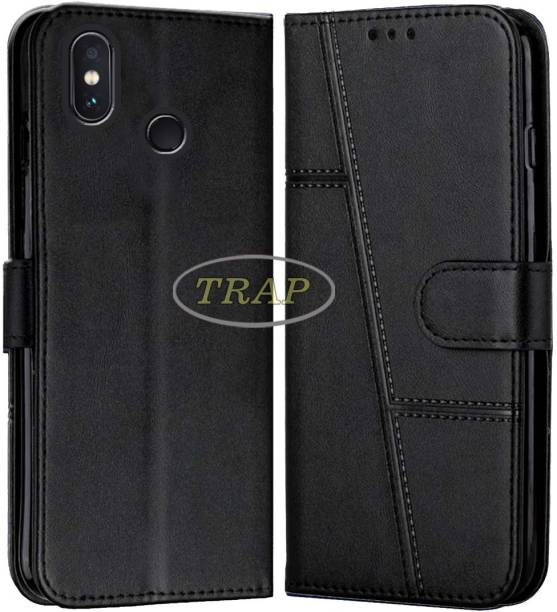 Trap Premium Flip Cover Flip Cover for Mi Redmi Note 5 Pro