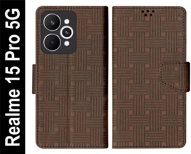 SBMS Flip Cover for Realme 15 Pro 5G / Realme 15 5G Back Cover Case with Magnatic Closure