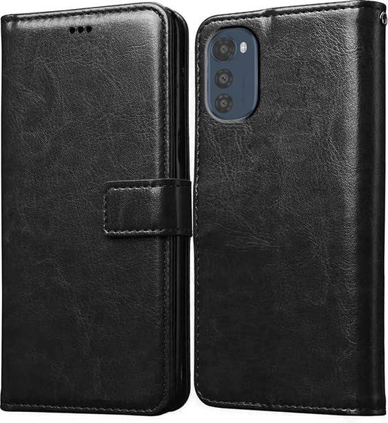 Casotec Flip Cover for Motorola Moto E32S 4G