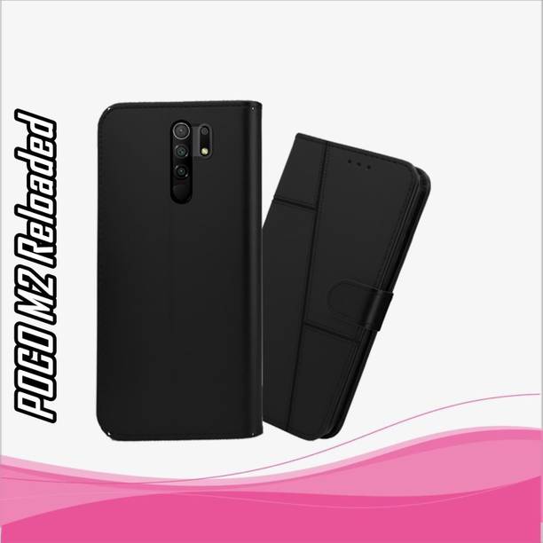 Oyota Flip Cover for POCO M2 Reloaded