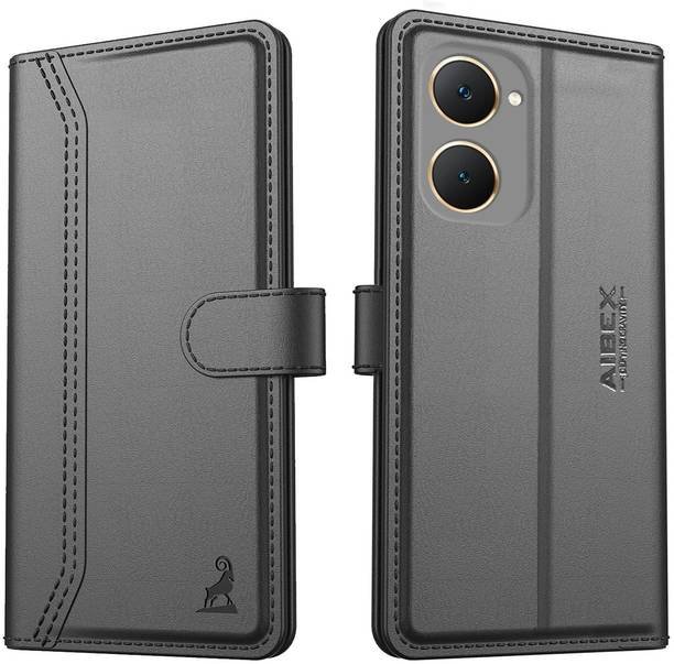 AIBEX Flip Cover for iQOO Z9 Lite / Vivo Y28S 5G / Vivo T3 Lite / Vivo Y18 / Vivo Y18e / Vivo Y18i / Vivo Y18t