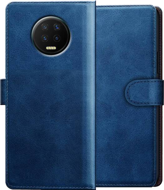 PFOAM Flip Cover for INFINIX NOTE 7 |Vegan PU Leather |Foldable Stand & Pocket |Magnetic Closure