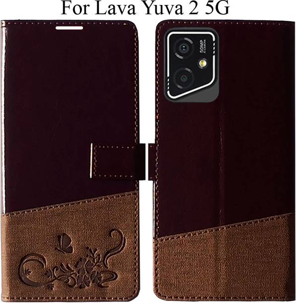 MYSHANZ Flip Cover for Lava Yuva 2 5G