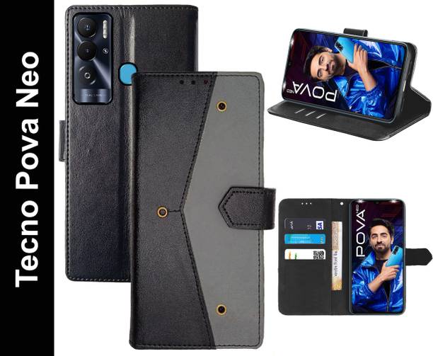 Mashgul Flip Cover for Tecno Pova Neo