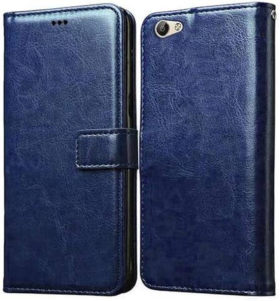 Dhaini Entreprises Flip Cover for Vivo V5, Shockproof Wallet Style Magnetic cover, Inside Pockets & Inbuilt Stand