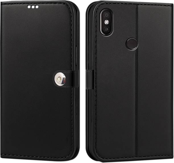 Lairon Flip Cover for Redmi Y2|Premium Leather Finish | Magnetic Closure |Kickstand Feature