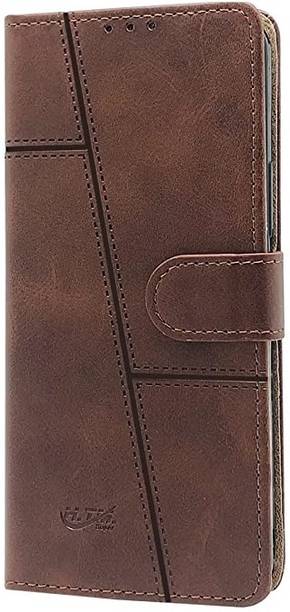 Kosher Traders Flip Cover for Magnetic Vintage Flip Wallet Case Cover For Xiaomi Redmi Y2