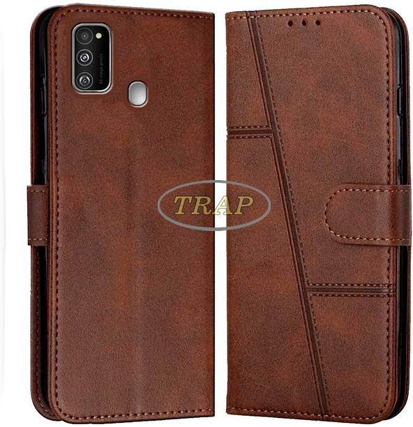 Trap Premium Flip Cover Flip Cover for Samsung Galaxy M30S