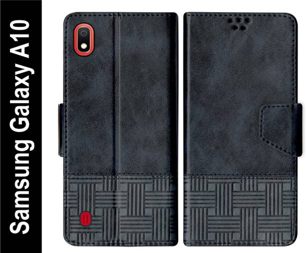 Telecase Flip Cover for Samsung Galaxy A10 Back Cover Case with Magnatic Closure