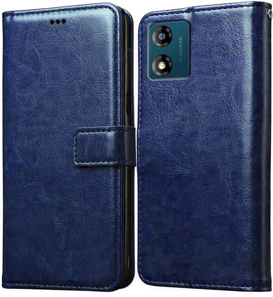 Casotec Flip Cover for Motorola Moto E13 4G