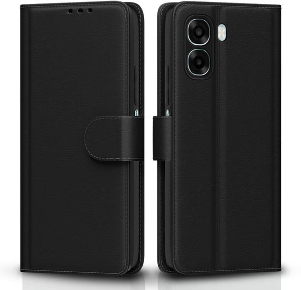 Blate Flip Cover for OPPO A6X BLACK FLIP COVER LEATHER INSIDE TPU CARD POCKETS WALLET STAND