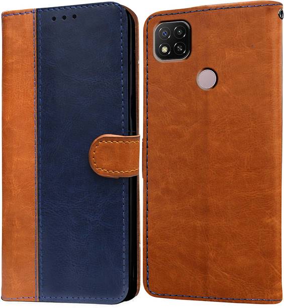 Casotec Flip Cover for Mi Redmi 9, Mi Redmi 9C, Mi Redmi 9 Activ, Poco C31
