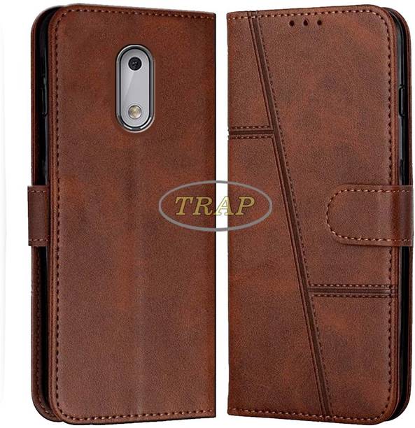 Trap Premium Flip Cover Flip Cover for Nokia 6