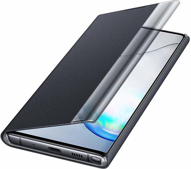 Midkart Flip Cover for Samsung Galaxy Note 10 Plus / Note 10+ Window View Flip Case with Auto Sensor