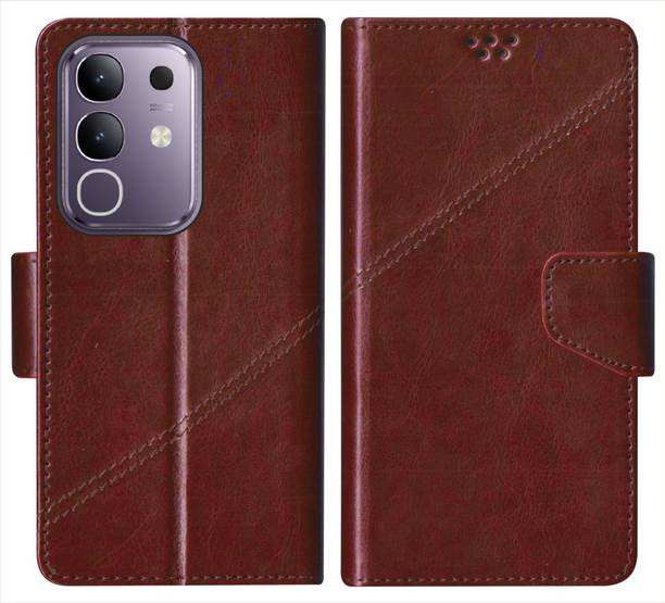 SBMS Flip Cover for Vivo T4x 5G / iQOO Z10x 5G Back Cover Case with Magnatic Closure