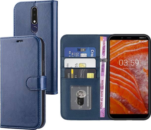 Unirock Flip Cover for Nokia 3.1 plus
