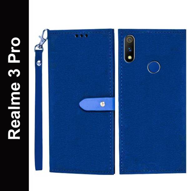 Krofty Flip Cover for Realme 3 Pro