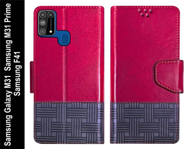 Telecase Flip Cover for Samsung Galaxy M31 / Samsung M31 Prime / Samsung F41 Back Cover Case