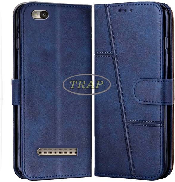 Trap Premium Flip Cover Flip Cover for Mi Redmi 3S Prime